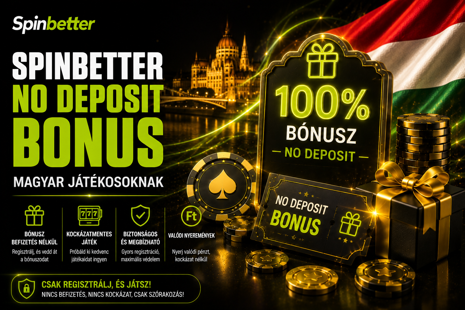 spinbetter no deposit bonus magyar játékosoknak
